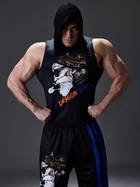 summer 3d printed gyms workout men hooded sleeveless vest fashion casual sleeveless t-shirt male fitness bodybuilding sportswear vest, White;black
summer 3d printed gyms workout men hooded sleeveless vest fashion casual sleeveless t-shirt male fitness bodybuilding sportswear vest, White;black