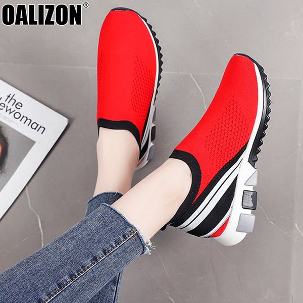 women knitting fashion mesh air breathable female casual slip on walking stride shallow low plimsolls zapatillas flat shoes r385, Black
women knitting fashion mesh air breathable female casual slip on walking stride shallow low plimsolls zapatillas flat shoes r385, Black