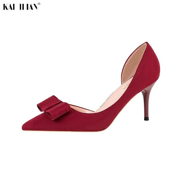 kai ilian high heels 2020 fashion shoes women shallow pumps female pointed toe bowknot thin heels red party wedding shoe ladies, Black
kai ilian high heels 2020 fashion shoes women shallow pumps female pointed toe bowknot thin heels red party wedding shoe ladies, Black