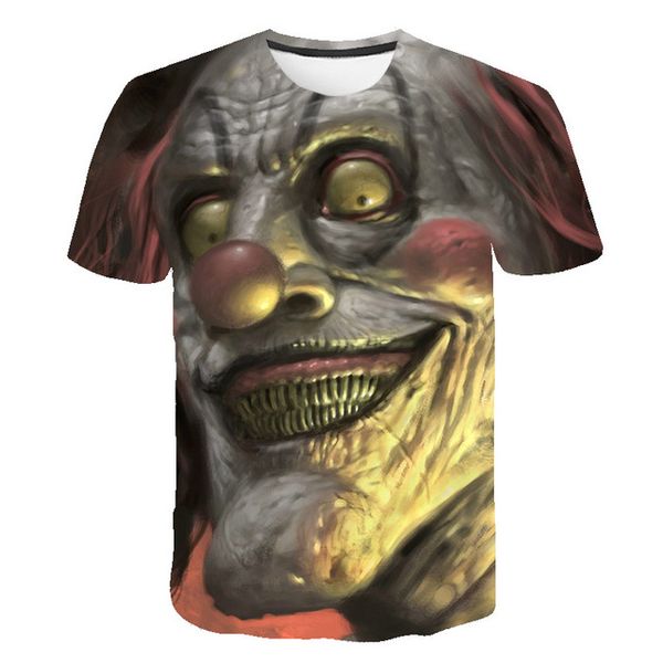 the clown male lovely short sleeved 3d print shirts horror comics kawaii men clothing
the clown male lovely short sleeved 3d print shirts horror comics kawaii men clothing