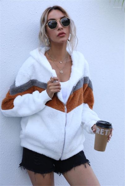 jacket contrast color zipper panelled casual warm autumn winter fur coats female clothing 2020 womens designer, Black;brown
jacket contrast color zipper panelled casual warm autumn winter fur coats female clothing 2020 womens designer, Black;brown