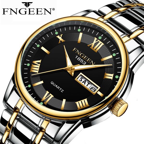 calendar quartz business men watch waterproof stainless steel date week luminous wrist watch man relogio masculinos, Slivery;brown
calendar quartz business men watch waterproof stainless steel date week luminous wrist watch man relogio masculinos, Slivery;brown