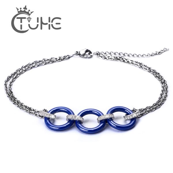 new design european fashion blue healthy ceramic charms bracelets silver plated stainless steel bracelets & bangles diy jewelry, Red;blue
new design european fashion blue healthy ceramic charms bracelets silver plated stainless steel bracelets & bangles diy jewelry, Red;blue