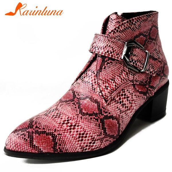 karin big size 43 mixed color ankle female boots buckle straps short plush round toe square heels women shoes, Black
karin big size 43 mixed color ankle female boots buckle straps short plush round toe square heels women shoes, Black