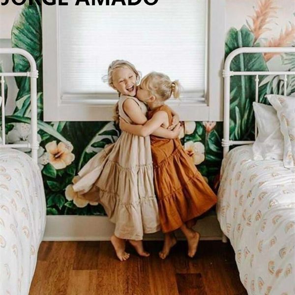 2020 new girl dress summer cotton linen sleeveless casual dress baby clothes apricot orange e293 0924, Red;yellow
2020 new girl dress summer cotton linen sleeveless casual dress baby clothes apricot orange e293 0924, Red;yellow