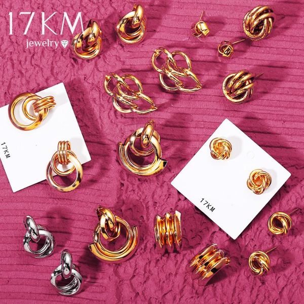 stud 17km fashion gold earrings 2021 vintage knot for women geometric twisted love small earring minimalist jewelry, Golden;silver
stud 17km fashion gold earrings 2021 vintage knot for women geometric twisted love small earring minimalist jewelry, Golden;silver
