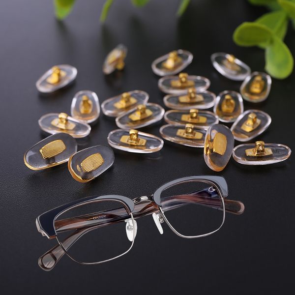 new 10 pairs/lot golden pvc glasses anti slip aluminum conductor silver nose pads for men women high quality
new 10 pairs/lot golden pvc glasses anti slip aluminum conductor silver nose pads for men women high quality