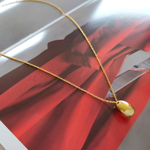 2020 new necklace drop-shaped european and american fashion atmosphere pendant necklace, Silver
2020 new necklace drop-shaped european and american fashion atmosphere pendant necklace, Silver