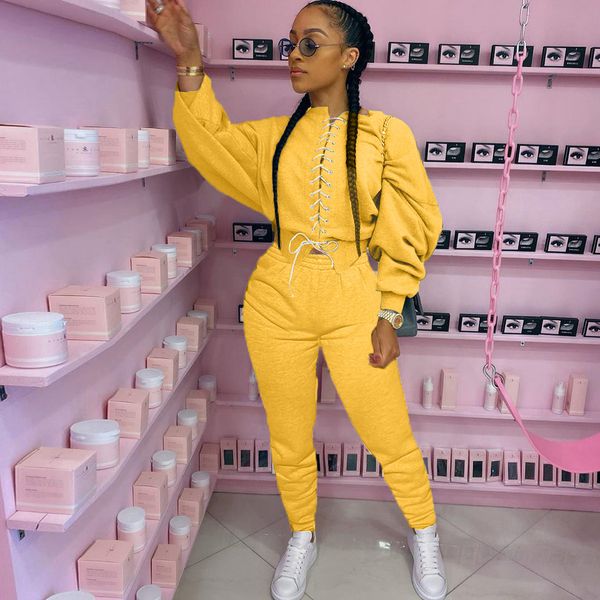fall 2020 outfits for women matching sets cross lace-up sweatshirt+sweatpant sweatsuit black orange yellow gray sweat suits x0923
fall 2020 outfits for women matching sets cross lace-up sweatshirt+sweatpant sweatsuit black orange yellow gray sweat suits x0923
