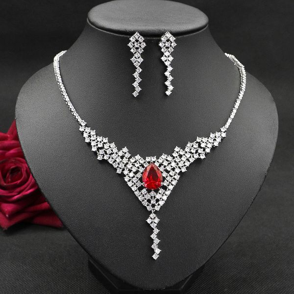 hibride fashion engagement party 2pc jewelry sets with white full zircon geometric design bridal jewelry acessories set n-822, Silver
hibride fashion engagement party 2pc jewelry sets with white full zircon geometric design bridal jewelry acessories set n-822, Silver