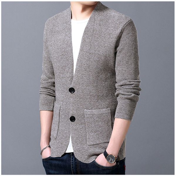 men's sweaters 2021 spring and autumn single-breasted slim wool knit v-neck cardigan jacket sweater high qualitr r, White;black
men's sweaters 2021 spring and autumn single-breasted slim wool knit v-neck cardigan jacket sweater high qualitr r, White;black