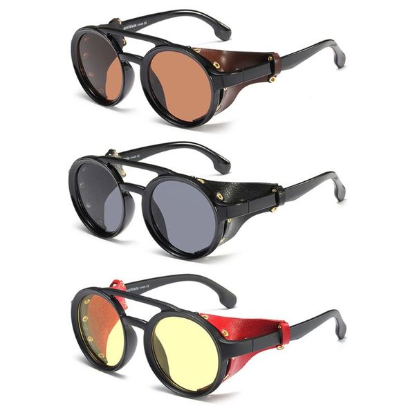 round steam punk style sunglasses vintage retro charms women men fashion uv400 driving decoration outdoors beach personal, White;black
round steam punk style sunglasses vintage retro charms women men fashion uv400 driving decoration outdoors beach personal, White;black