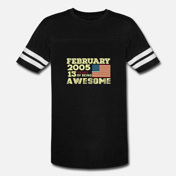 13th birthday born 2005 13 years of being awesome t shirt men printing cotton plus size 3xl clothing cute fashion summer unique shirt
13th birthday born 2005 13 years of being awesome t shirt men printing cotton plus size 3xl clothing cute fashion summer unique shirt
