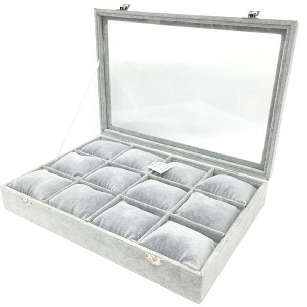 watch box storage watch clip jewelry storage grey velvet display box with cover, Pink;blue
watch box storage watch clip jewelry storage grey velvet display box with cover, Pink;blue