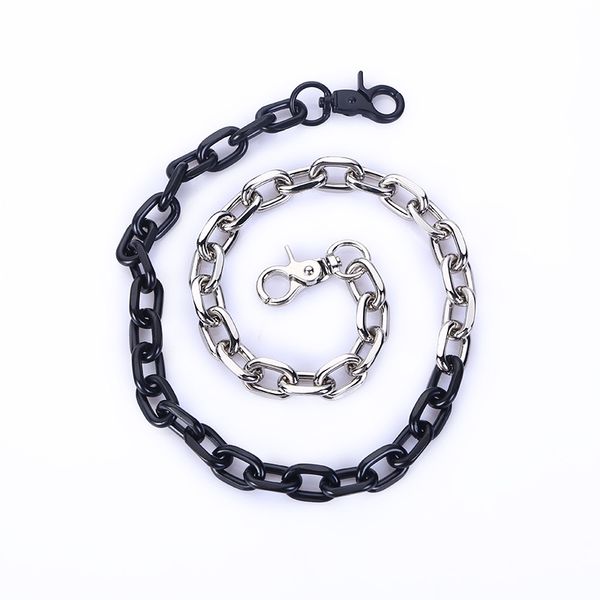 68cm punk mix color black silver color long metal chain keychain vintage hip hop club waist pants chain jeans cool accessories
68cm punk mix color black silver color long metal chain keychain vintage hip hop club waist pants chain jeans cool accessories