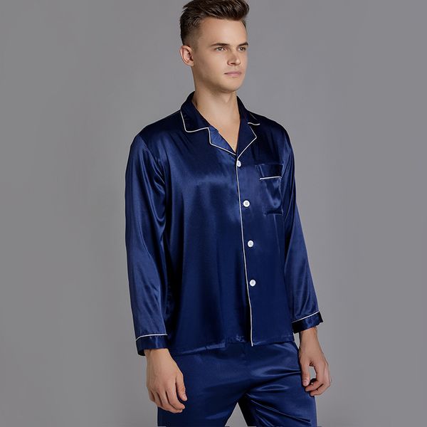 men silk sleepwear set pajamas for men pijama hombre invierno winter man pajamas navy solid color homewear, Black;brown
men silk sleepwear set pajamas for men pijama hombre invierno winter man pajamas navy solid color homewear, Black;brown