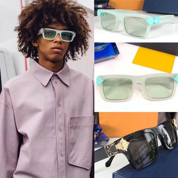 

2020 new millionaire luxury sunglasses Z1260E small square outdoor protective avant-garde popular uv400 temple with C men's glasses 1260