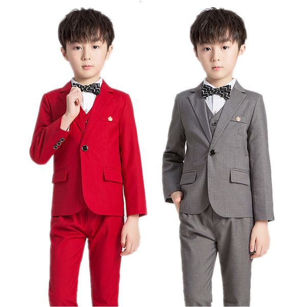 new flowers boys formal suit kids wedding party dress kids blazer vest pants 3pcs tuxedo suit school children ceremony costume, Blue
new flowers boys formal suit kids wedding party dress kids blazer vest pants 3pcs tuxedo suit school children ceremony costume, Blue