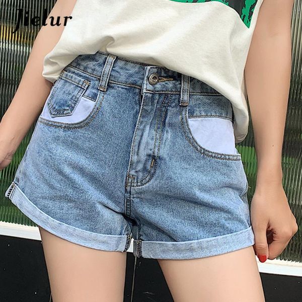 women's jeans woman short ladies pocket women denim shorts solid color high waist feminino oversize cuffs simple, Blue
women's jeans woman short ladies pocket women denim shorts solid color high waist feminino oversize cuffs simple, Blue