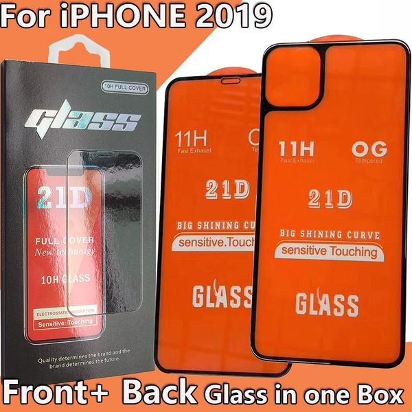 cgjxsfront and back 21d full cover full glue tempered glass screen protector for iphone 11 pro max iphone11 back front glass in one box
cgjxsfront and back 21d full cover full glue tempered glass screen protector for iphone 11 pro max iphone11 back front glass in one box