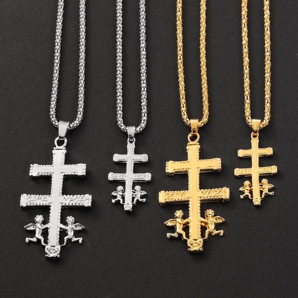 christian gold catholic crucifix orthodox russia cross necklace pendant with cherub angel christian necklaces amulet, Silver
christian gold catholic crucifix orthodox russia cross necklace pendant with cherub angel christian necklaces amulet, Silver