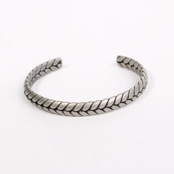 2020 stylish wheat ear shape bangle for men women retro viking stainless steel casual old fashion jewelry pulseira, Black
2020 stylish wheat ear shape bangle for men women retro viking stainless steel casual old fashion jewelry pulseira, Black