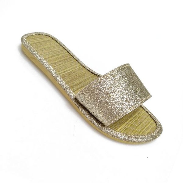 european and american slippers women's summer new fashion flat bottom sequins gretel's slippers large size flip flops, Black
european and american slippers women's summer new fashion flat bottom sequins gretel's slippers large size flip flops, Black