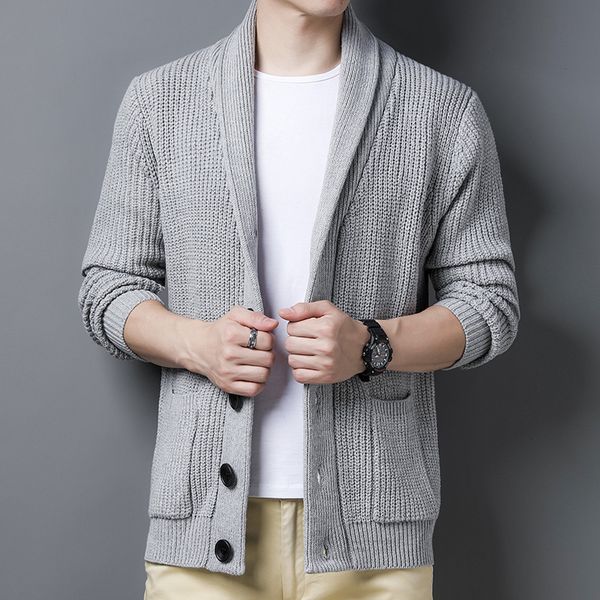 men's sweaters fojaganto cardigan slim sweater stripe comfortable warm men wool blend male wild fashion casual, White;black
men's sweaters fojaganto cardigan slim sweater stripe comfortable warm men wool blend male wild fashion casual, White;black