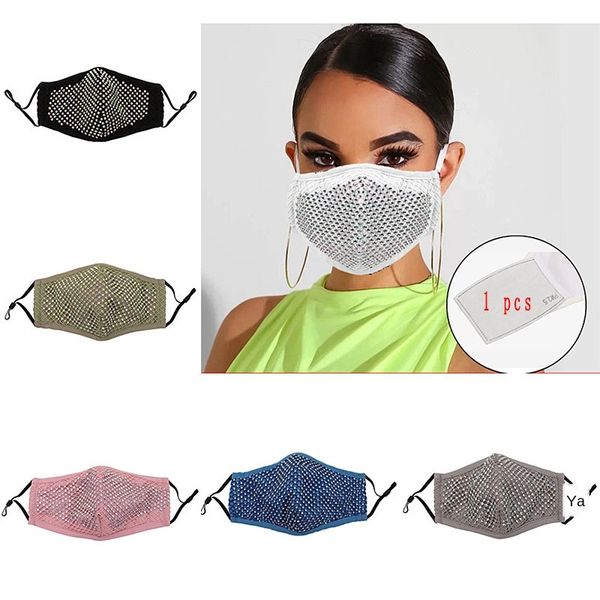 2020 new diamond dustproof mask face mask reusable breathable washable with pm2.5 filter gasket mask fast ing
2020 new diamond dustproof mask face mask reusable breathable washable with pm2.5 filter gasket mask fast ing