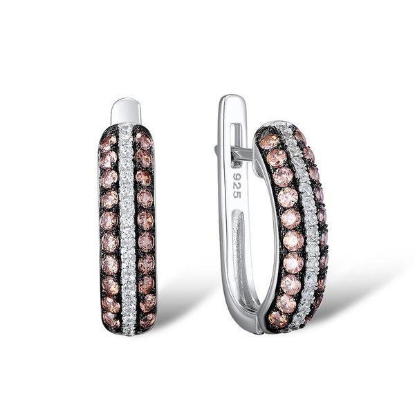 fashion- silver earrings for women 925 sterling silver stud earrings silver 925 with chocolate cz stones fashion01, Golden;silver
fashion- silver earrings for women 925 sterling silver stud earrings silver 925 with chocolate cz stones fashion01, Golden;silver