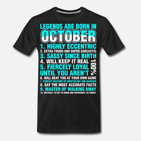 legends are born in october t shirt men print cotton o neck letter cute comical spring autumn pictures shirt
legends are born in october t shirt men print cotton o neck letter cute comical spring autumn pictures shirt