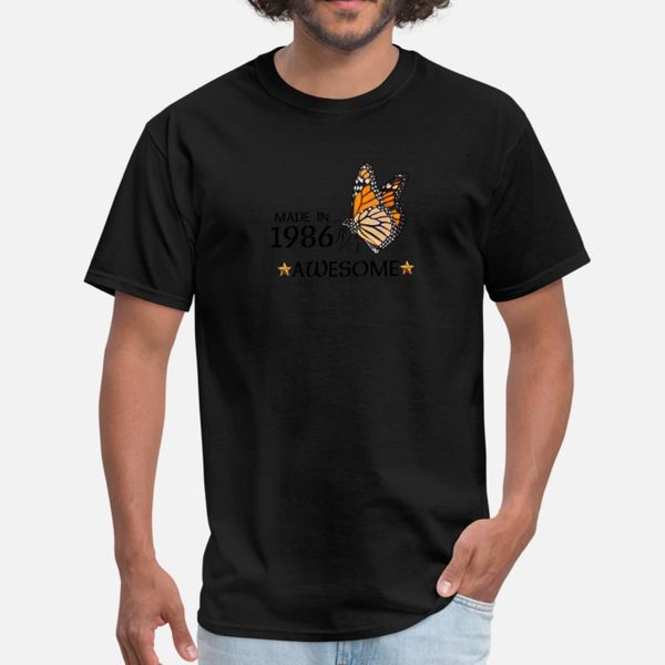 made in 1986 t shirt men personalized short sleeve s-xxxl clothing anti-wrinkle authentic spring autumn leisure shirt
made in 1986 t shirt men personalized short sleeve s-xxxl clothing anti-wrinkle authentic spring autumn leisure shirt
