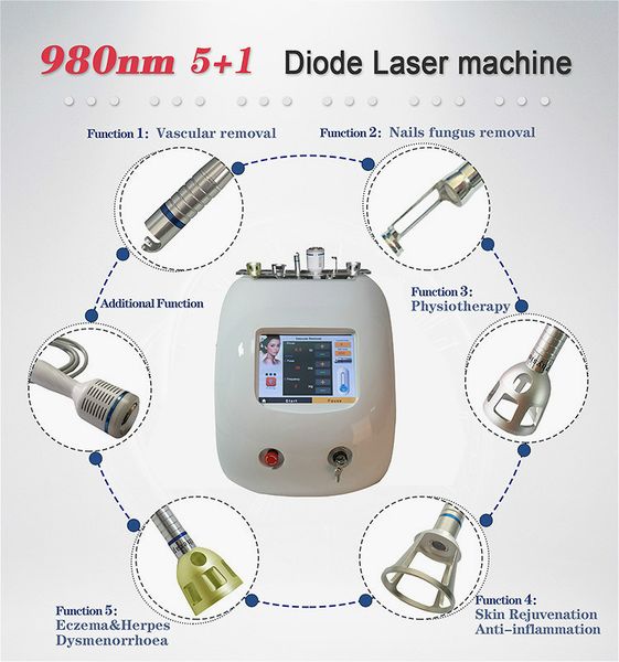 5 in 1 980nm diode laser vascular therapy machine vein removal device red blood vessels spider vein removal 5 in 1 980nm laser, Black
5 in 1 980nm diode laser vascular therapy machine vein removal device red blood vessels spider vein removal 5 in 1 980nm laser, Black