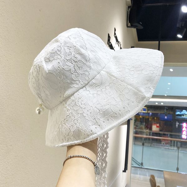 lace fisherman hat women's spring and summer thin strap japanese sunshade large brimmed face small bucket hat, Blue;gray
lace fisherman hat women's spring and summer thin strap japanese sunshade large brimmed face small bucket hat, Blue;gray
