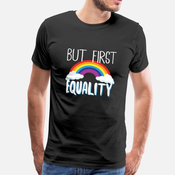 lgbt but first equality lgbt rainbow t shirt men design 100% cotton round neck natural crazy fashion spring autumn cool shirt
lgbt but first equality lgbt rainbow t shirt men design 100% cotton round neck natural crazy fashion spring autumn cool shirt