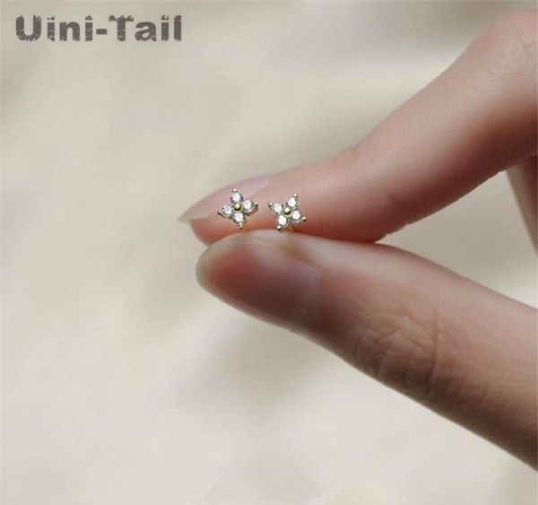 uini-tail new 925 sterling silver wild ear bones four-leaf clover flower earrings korea small fresh sweet small01, Golden;silver
uini-tail new 925 sterling silver wild ear bones four-leaf clover flower earrings korea small fresh sweet small01, Golden;silver
