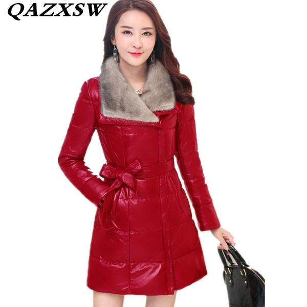 women's leather & faux 2021 women winter fur collar warm genuine down jacket fashion solid large size sheepskin long coat lf261, Black
women's leather & faux 2021 women winter fur collar warm genuine down jacket fashion solid large size sheepskin long coat lf261, Black