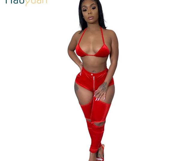 haoyuan velvet two piece set women rave festival crop bra pant suit velour 2 piece matching sets birthday club outfits t200528, Gray
haoyuan velvet two piece set women rave festival crop bra pant suit velour 2 piece matching sets birthday club outfits t200528, Gray