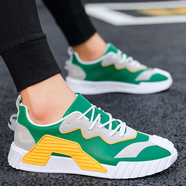 2020 new fashion brand leather men's casual shoes lightweight breathable comfortable sneakers summer men's sneakers, Black
2020 new fashion brand leather men's casual shoes lightweight breathable comfortable sneakers summer men's sneakers, Black