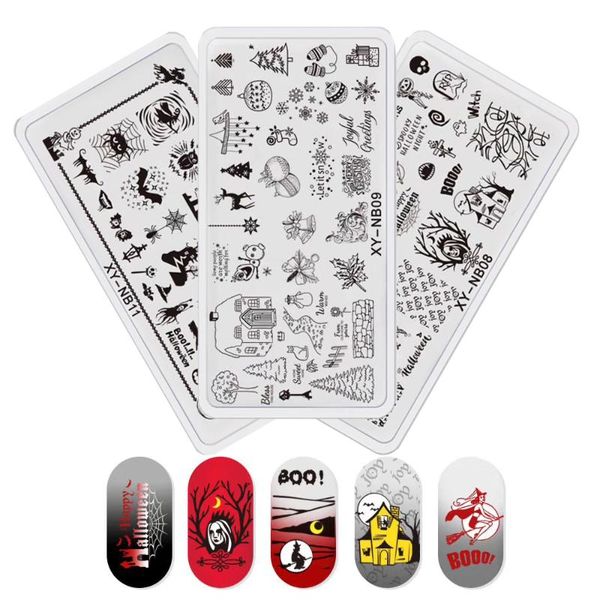 nail art templates 1pcs stamping plates template halloween/christmas design word letter image geometric manicure printing stencil tools, White
nail art templates 1pcs stamping plates template halloween/christmas design word letter image geometric manicure printing stencil tools, White