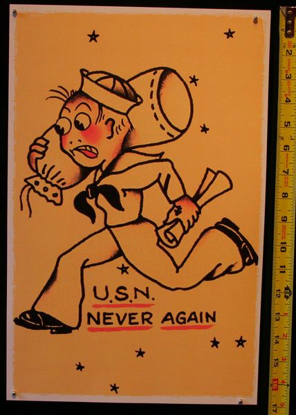 usn never again awol vintage sailor jerry home decoration handpainted &hd print oil painting on canvas wall art canvas pictures 200905
usn never again awol vintage sailor jerry home decoration handpainted &hd print oil painting on canvas wall art canvas pictures 200905