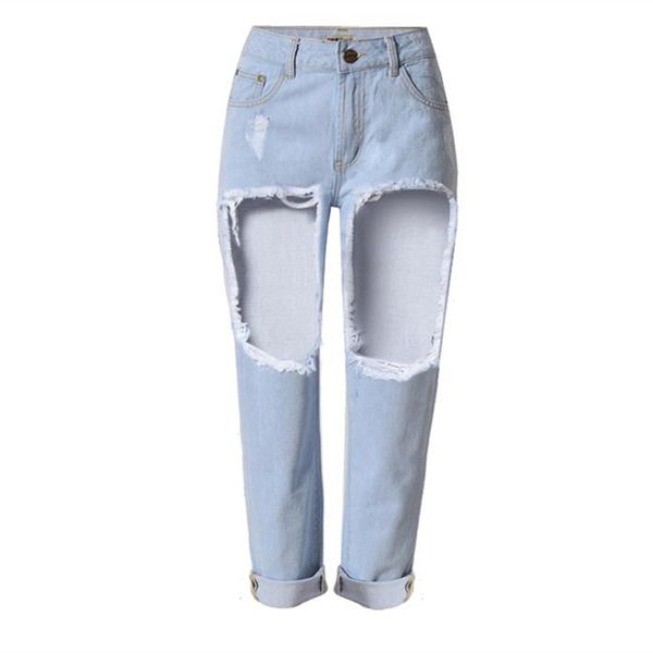 fashion women jeans casual ladies hole jeans straight denim ripped for women denim jean pants woman, Blue
fashion women jeans casual ladies hole jeans straight denim ripped for women denim jean pants woman, Blue