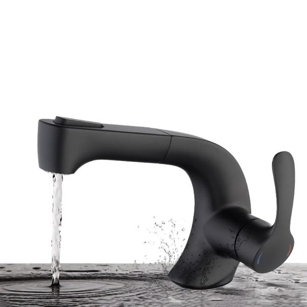 bathroom sink faucets basin faucet chrome/black pull out tap deck mounted and cold mixer
bathroom sink faucets basin faucet chrome/black pull out tap deck mounted and cold mixer