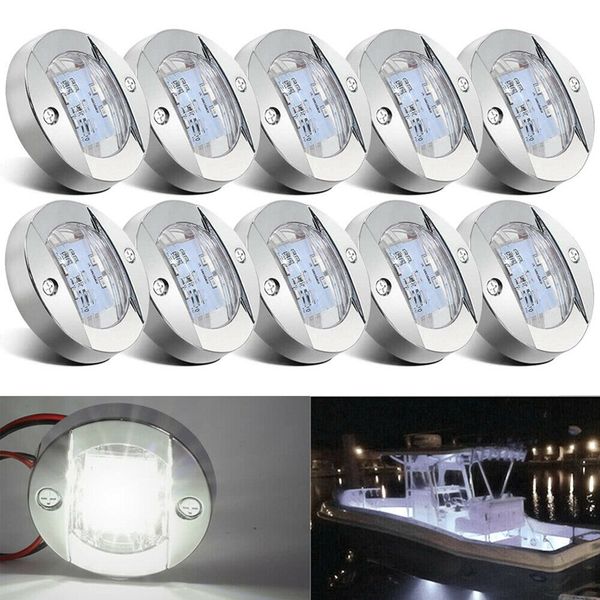 10 шт marine boat 6 led каюта палуба courtesy light кормового транца свет белый
10 шт marine boat 6 led каюта палуба courtesy light кормового транца свет белый