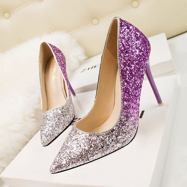 women pumps wedding shoes bling extreme high heels women heel shoes gold sequins gradient stiletto ladies x6x10252, Black
women pumps wedding shoes bling extreme high heels women heel shoes gold sequins gradient stiletto ladies x6x10252, Black
