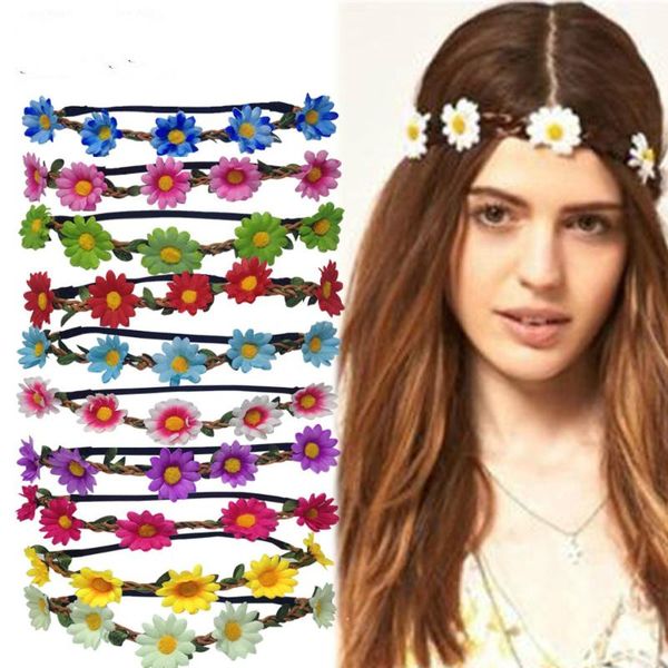 daisy flower crown headband wreath party wedding bridal hairband headwear hair accessories prom head wrap girls
daisy flower crown headband wreath party wedding bridal hairband headwear hair accessories prom head wrap girls