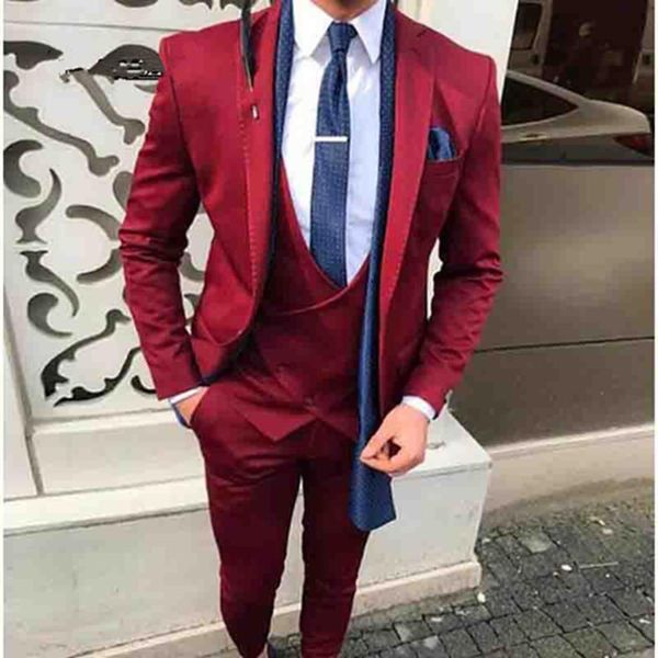 men's suits & blazers wedding groom prom 3 pieces custom made red men suit tuxedos man formal wear (jacket+pant+vest), White;black
men's suits & blazers wedding groom prom 3 pieces custom made red men suit tuxedos man formal wear (jacket+pant+vest), White;black
