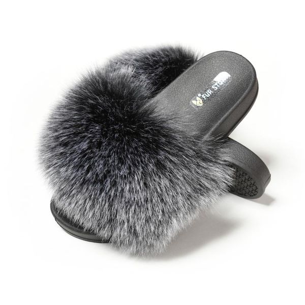 fur story women's faux fur slides for outdoor furry slide sandals slippers 19s05, Black
fur story women's faux fur slides for outdoor furry slide sandals slippers 19s05, Black