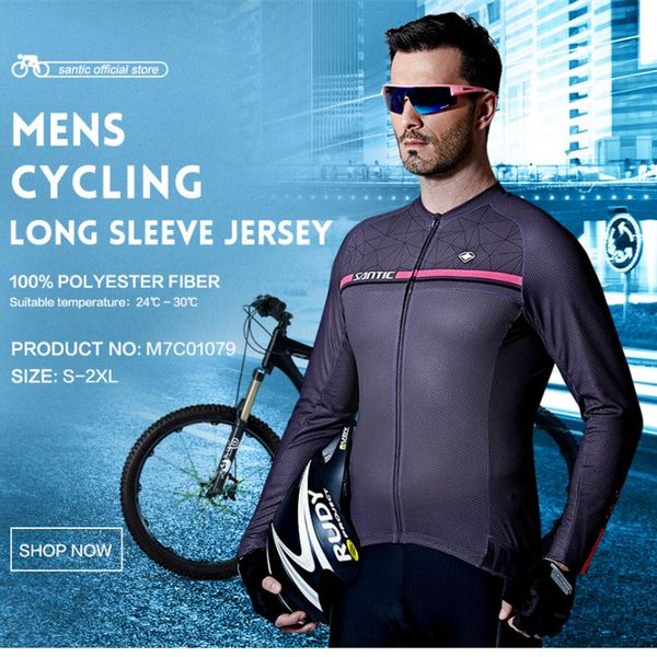 santic men cycling jerseys pro fit comfortable sun-protective road bike mtb jersey long sleeve motocross jersey bike, Black;red
santic men cycling jerseys pro fit comfortable sun-protective road bike mtb jersey long sleeve motocross jersey bike, Black;red