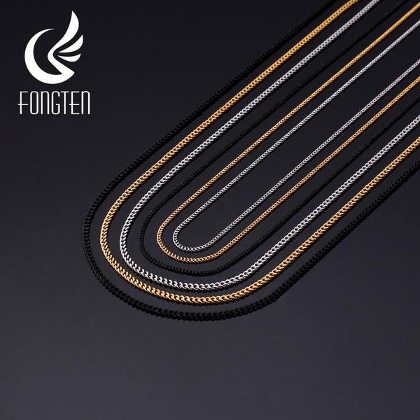 fongten vintage link chain stainless steel necklace men black gothic chains necklaces male fashion jewelry, Silver
fongten vintage link chain stainless steel necklace men black gothic chains necklaces male fashion jewelry, Silver